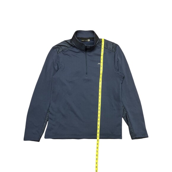 KJUS Caldera Half Zip Pullover Mens 54/XL Blue Stretch Shoulder Golf MSRP $199 - Picture 14 of 16
